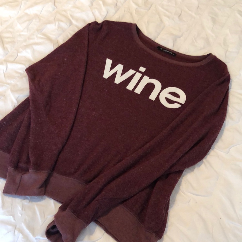 Wildfox “Wine” Sweatshirt